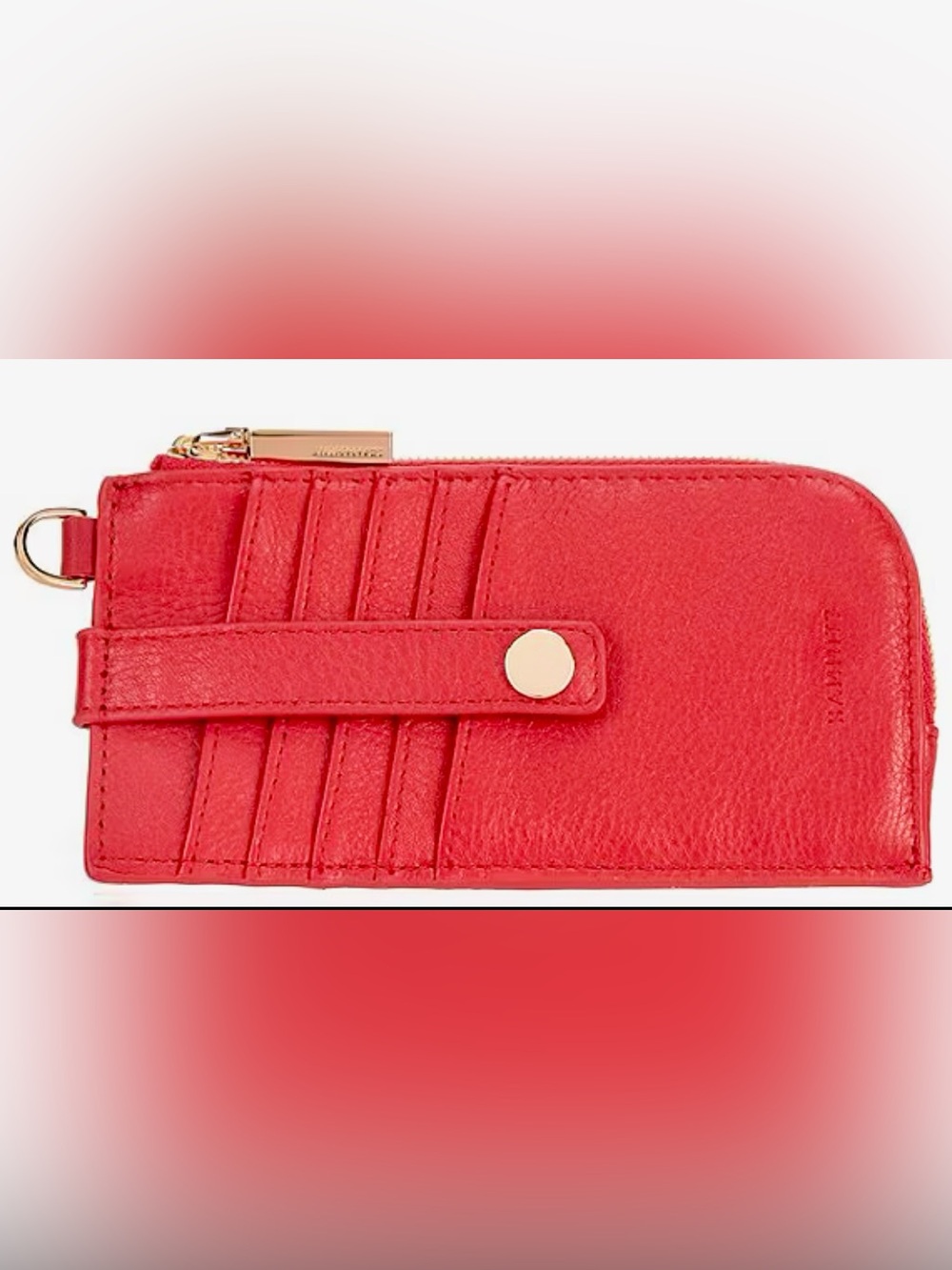 New Hammitt Chiki Red Leather 210 East Wallet
